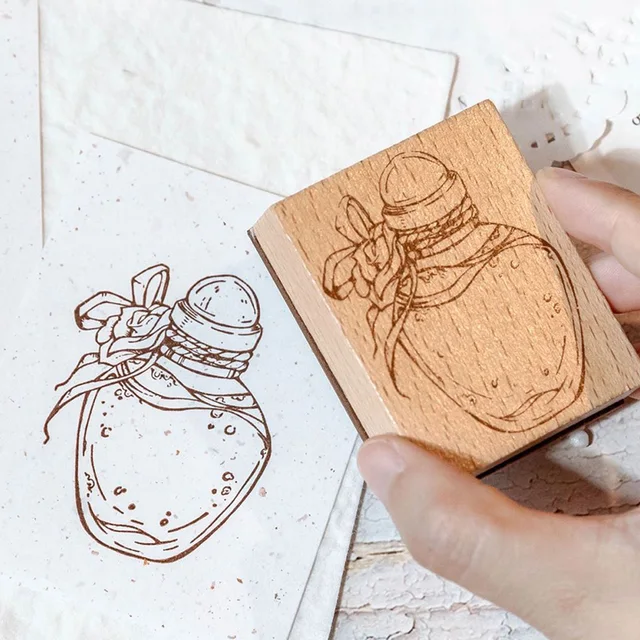 Small Cookie Jar Rubber Stamp