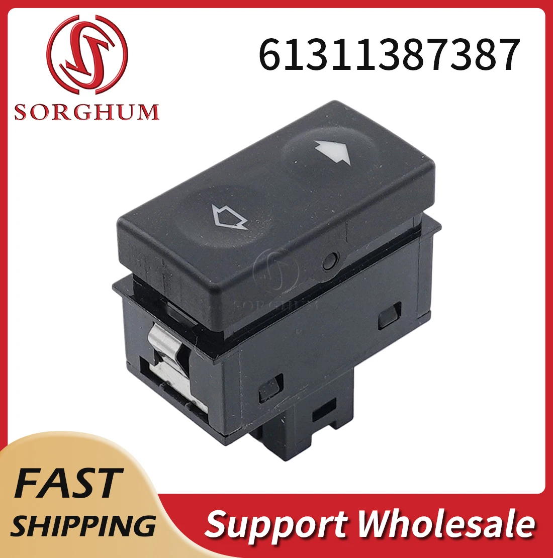 

Sorghum 61311387387 New Car Black Window Auto Switch Power Master Lifter Button For BMW E36 318i 318is 325i 325is 613 1138 7387