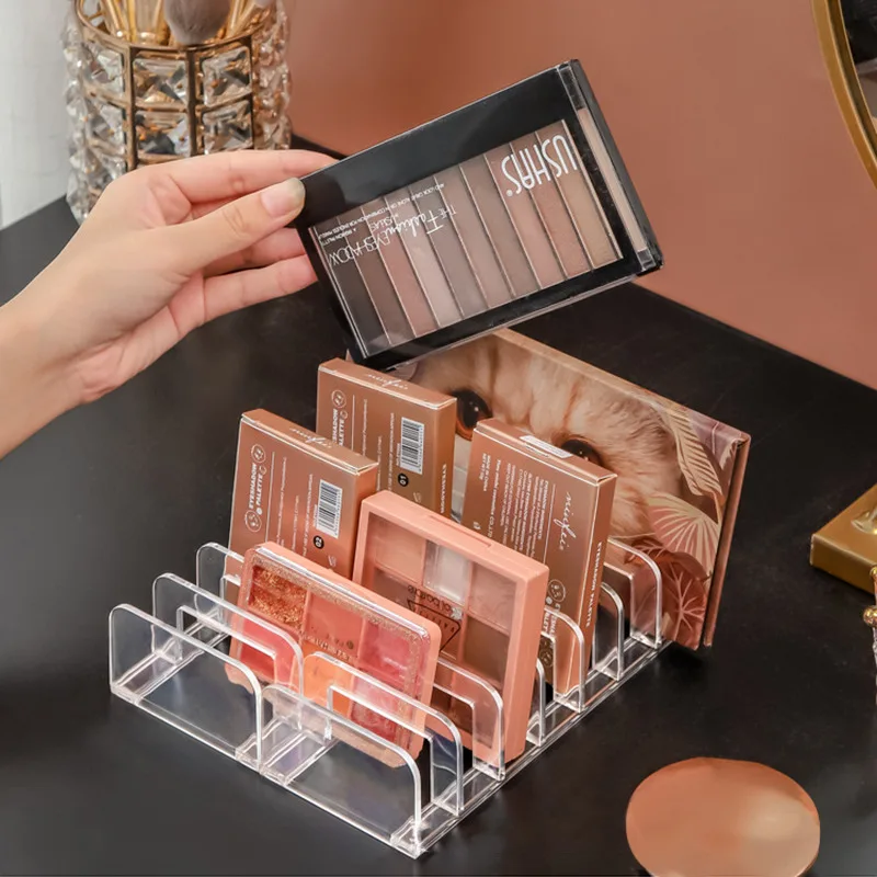 Eyeshadow Palette Organizer Eyepowder Storage Tray Cosmetics Rack Makeup Tools Compartment Holder For Women Makeup Organizer New