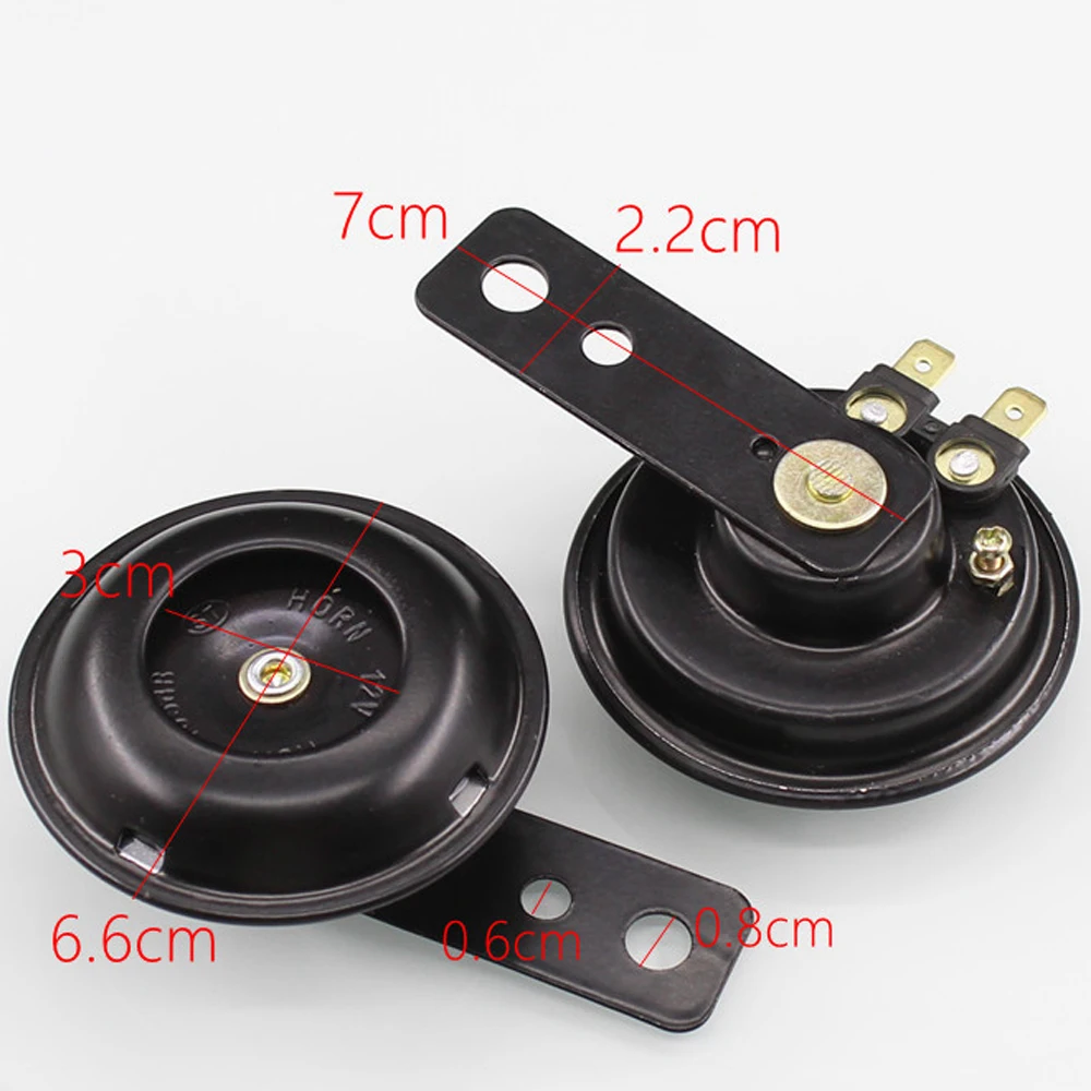 Motorcycle Electric Horn Bicycle Electronic Horn Scooter Horn 12V / 48V Waterproof Electric Pure Copper Coils
