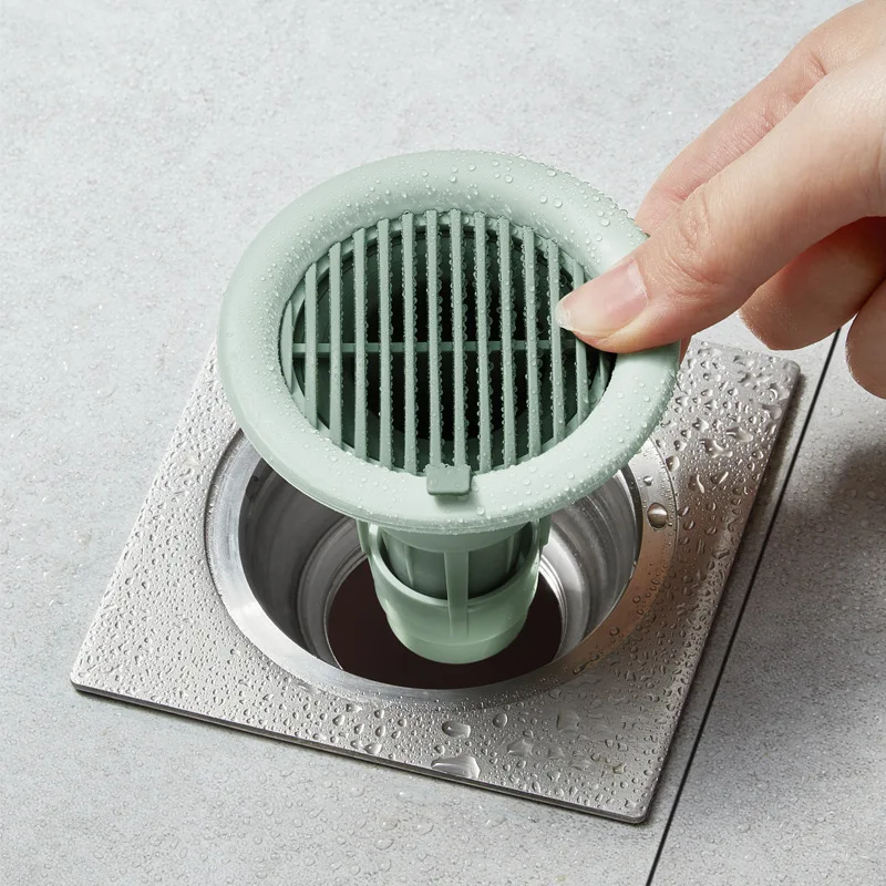 

Universal Hair Stoppers Basin Drain Filter Hair Catcher Deodorant Bath Stopper Sealing Silicone Cover Kitchen Bathroom Tool