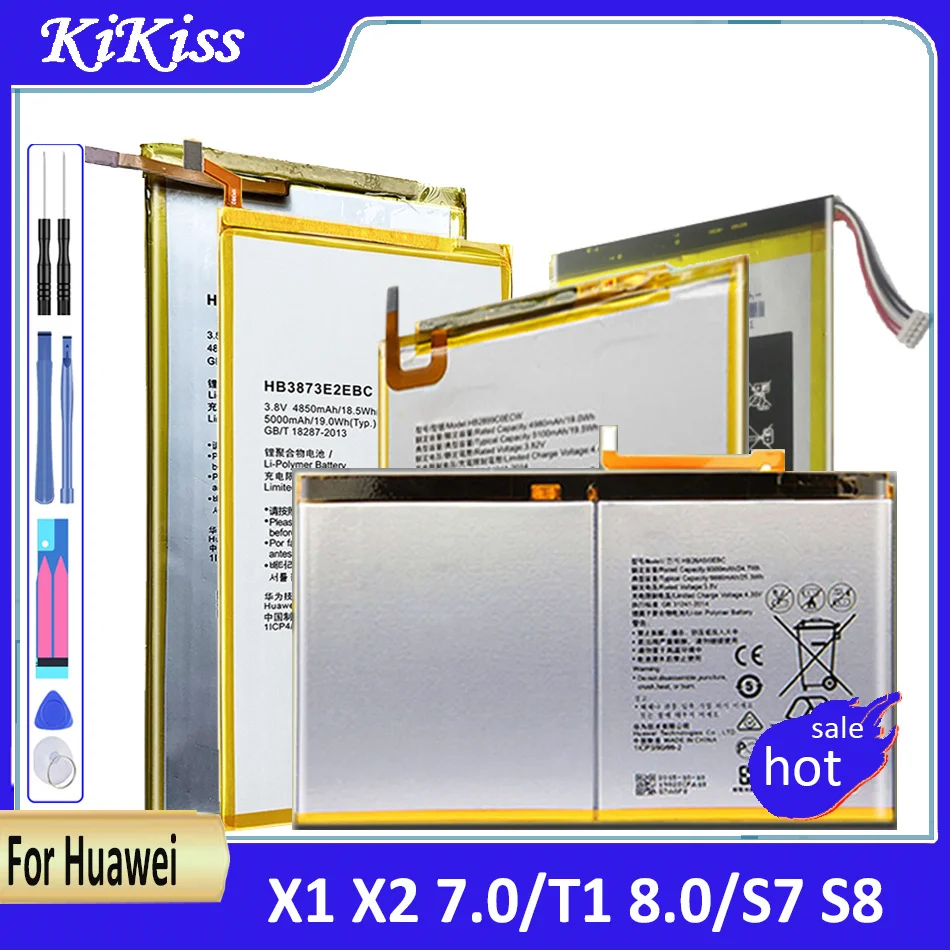 Batteria Per Huawei Media Pad S8-701U S8-701W Gem-701L Gem-702L T1-821L T1-821W T1-823L Mediapad S7 S8/X1 X2 7.0/T1 8.0 Batteria
