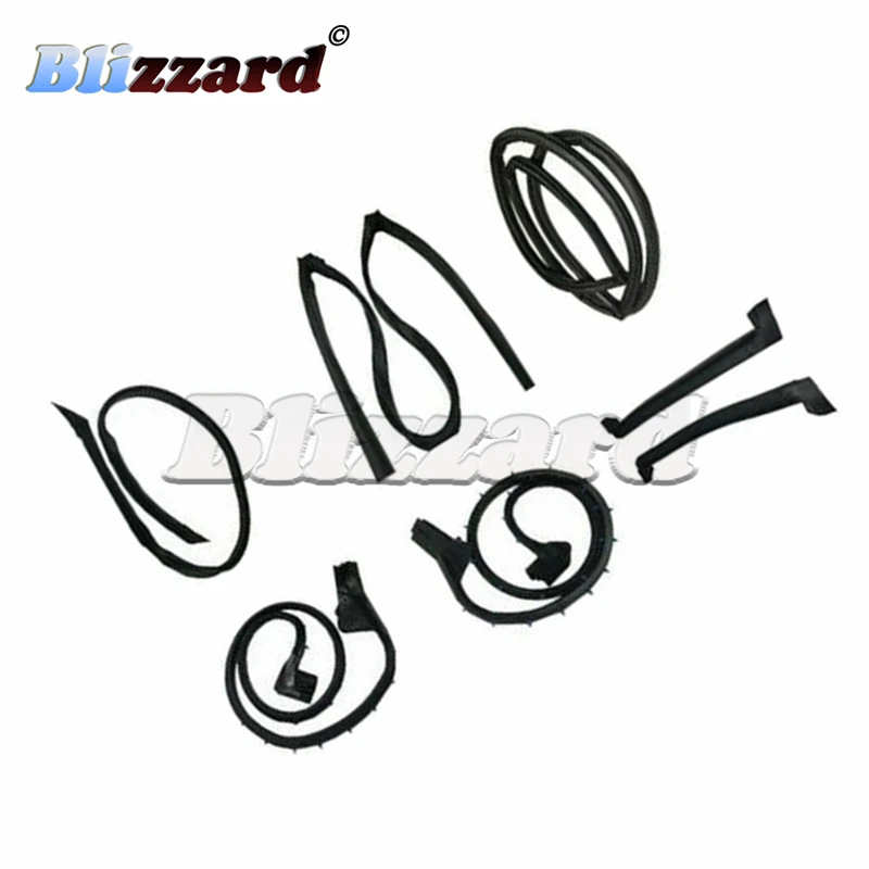 Ap02 Muslimate 9096Ggw Per 90-96 Corvette C4 Coupe Full Weatherstrip Kit Nuovissimo Set Weather Strip Seal