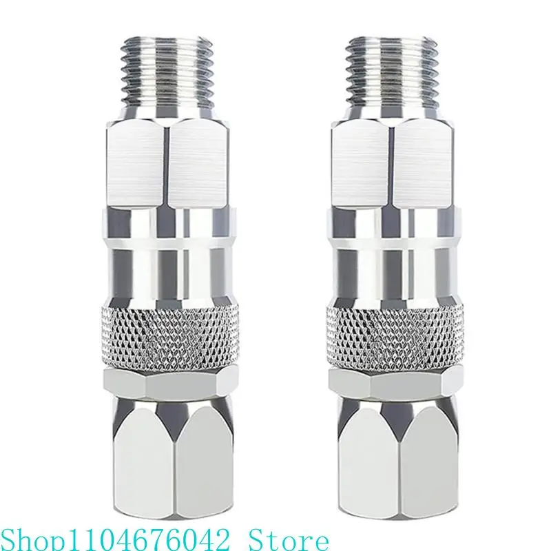 2pcs Flexible Sprayer Hose Connectors Adapter Convenient for Quick Attachment and Multiple Rotations in Painting Tasks