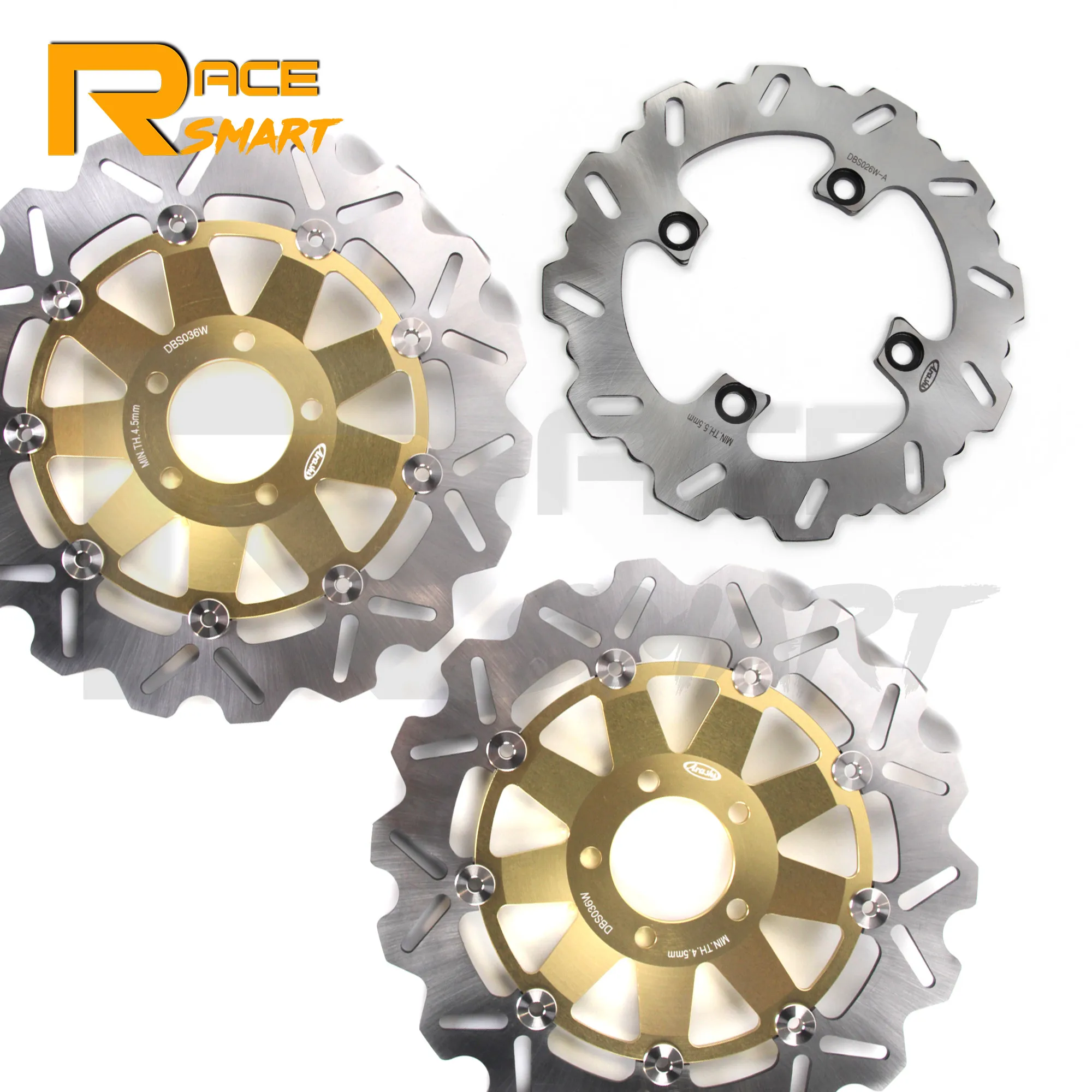 

Передний и задний тормозной диск с ЧПУ для мотоциклов KAWASAKI ZX12R NINJA 1200 2004-2006, мотоциклетные плавающие тормозные роторы ZX 12R 05