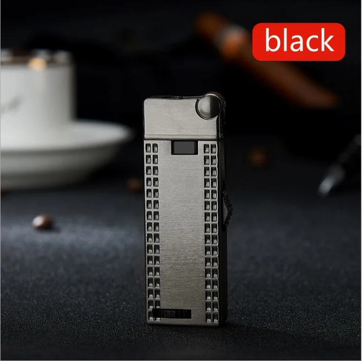 Dual Torch Gas Cigarette Lighter Mini Metal Cigarette Fire Lighters & Smoking Accessories（NO GAS）