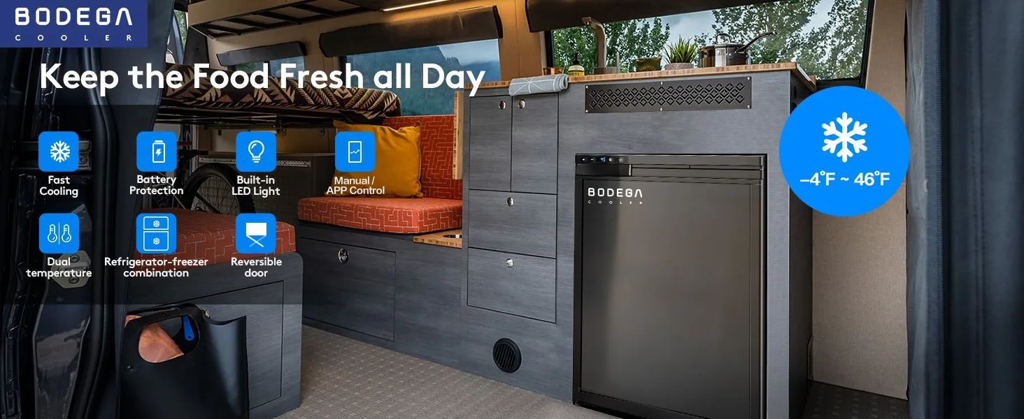 12V RV Refrigerator