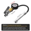 220PSI Car Motorcycle Multifunctional Tire Air Pressure Monitoring Gauge Tester Air Compressor Dial Meter Inflator Pump Tools 5