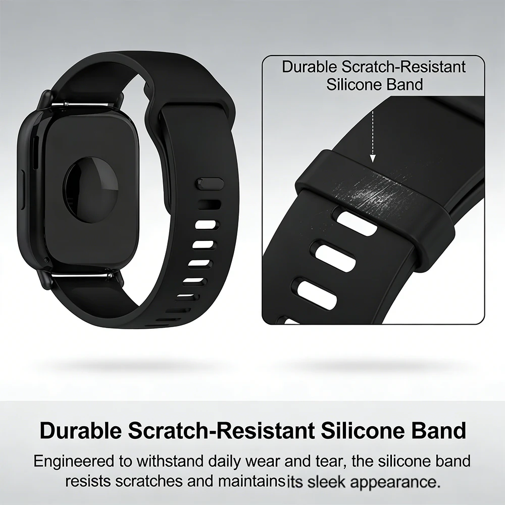 Premium Sports Silicone Smartwatch Band - 20mm/22mm