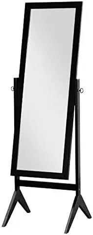 

Rectangular Cheval Floor Mirror, Free Standing Mirror (White) Non reversible mirror Non reversing mirror Shower mirror fogless f