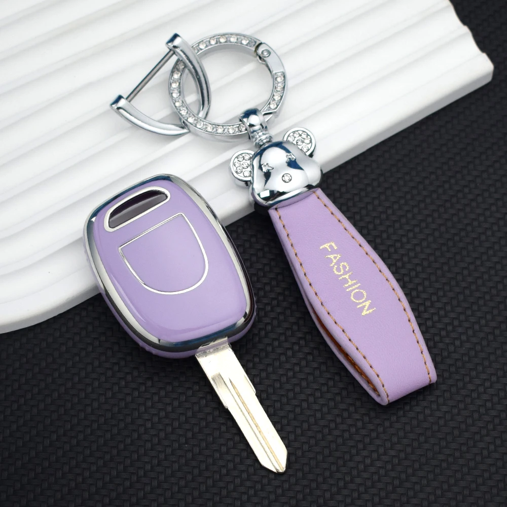Renault Twingo Clio Kangoo Master 용 TPU 자동차 키 커버 케이스 칩 키 보호 없음 열쇠가없는 쉘 Fob 키 체인 액세서리