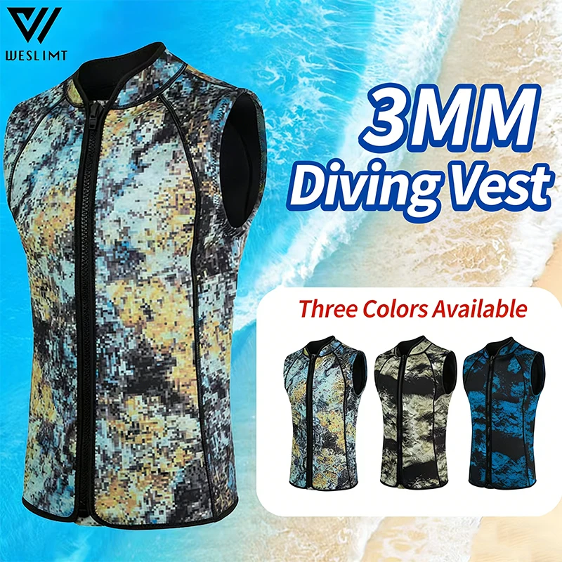 Thermal Protection 3mm Neoprene Diving Vest