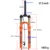 bolany Mountain Bike Fork 29 inch bike suspension MTB Air Suspension fork shock absorbing fork MTB fork Downhill suspension fork 15