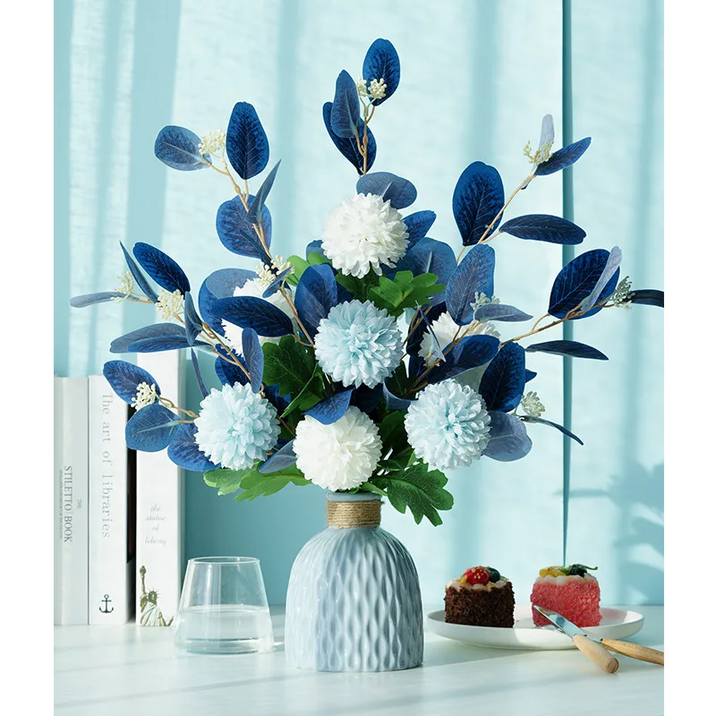 Artificial Flowers Peony Fake Flowers Hydrangea Crafts for DIY Home Bridal Wedding Party Festiva Decoration