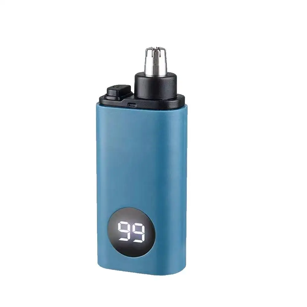전기 무통 코털 듀얼 엣지 블레이드, 전문 코 트리머, USB 충전, 얼굴 관리용 세척 가능, Q1o9