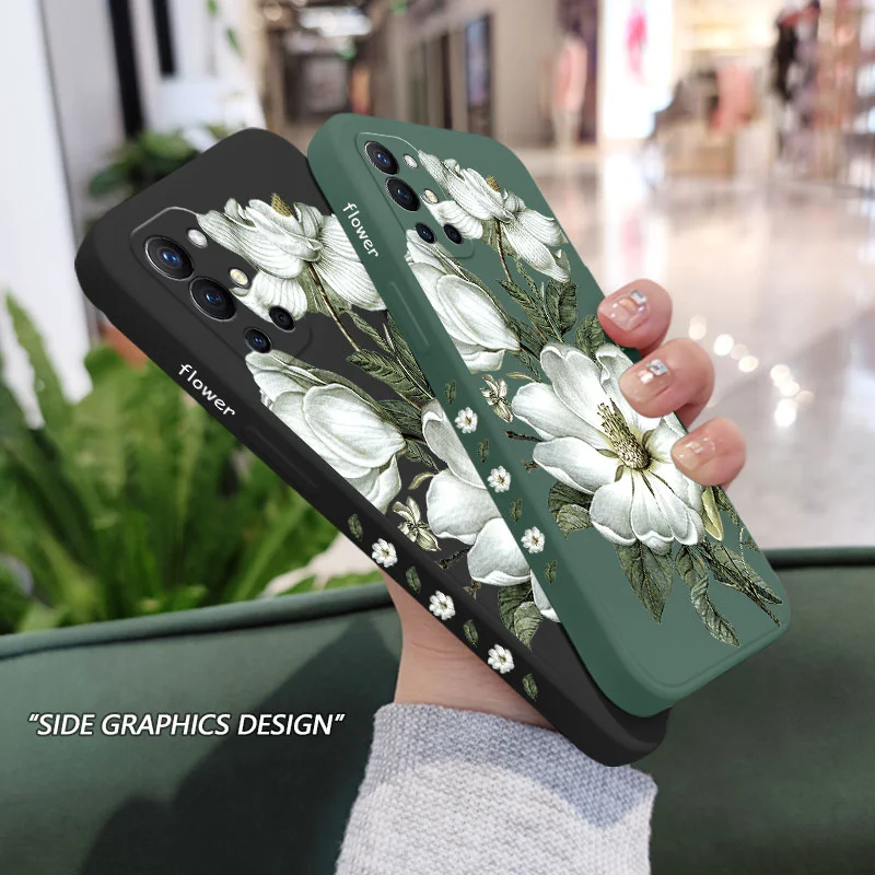 Wild Flowers Liquid Silicone Phone Case
