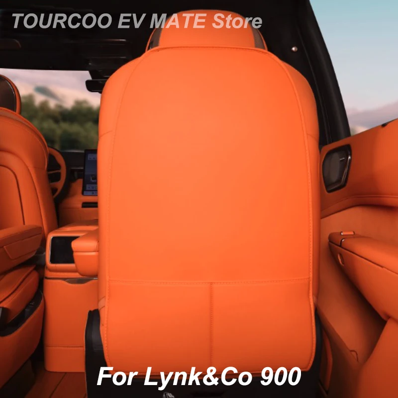 Lynk&Co 900 2025용 2열 및 3열 시트 안티킥 패드 커버 시트 백 프로텍터 자동차 스타일링 개조 액세서리