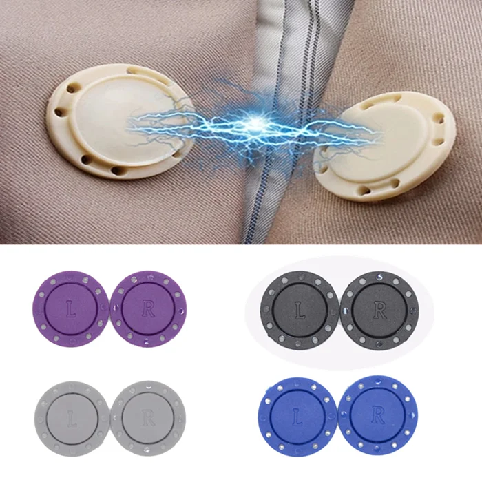 Invisible Magnet Buttons For Clothing DIY Sewing Accessories Decorative  Concealed Buckle Needlework Overcoat Cardigan Garments