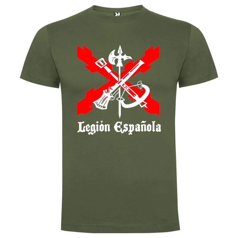 

Camiseta Legión Española Aspas Men T-Shirt Short Sleeve Casual Cotton Summer Boys T-Shirts