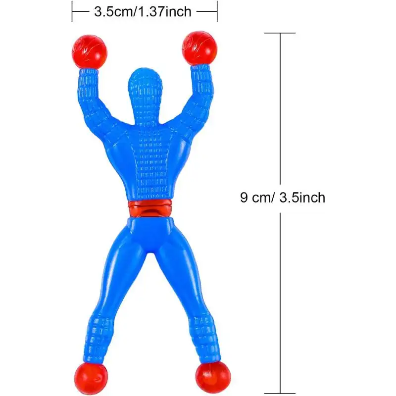 Climbing Man Sticky Wall Climber 20pcs Climbing Man Sticky Wall Climber Rolling Men Window Crawler Sticky Stretchy Mountain Climber Figures Gift for Kids Party