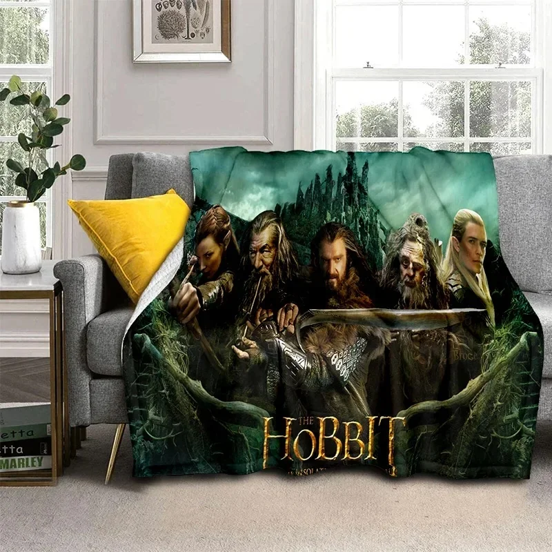 L-Lord of-f the Rings H-Hobbit HD-Decke, weiche Überwurfdecke für Zuhause, Schlafzimmer, Bett, Sofa, Reisen, Büro, solide Decke für Erwachsene – Detail 17