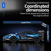 ToylinX Technical Mechanical Supercar Racing Racing 548pcs Building Block Assembled Toy Car Boys and Girls Children's Puzzle 6