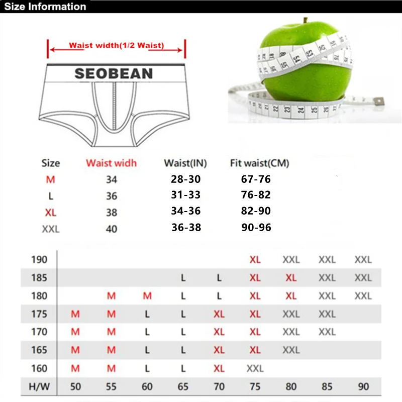 cotton briefs 2022 SEOBEAN Sexy Men's Underwear Bikini briefs Low-rise Male Underpants  Printed Pattern Underwear Fashion Men Briefs boxer briefs with pouch