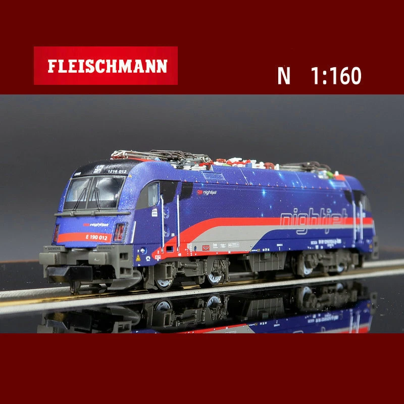 Train Model 1:160 N Type OBB Six-night Line Digital Sound Effect Selection Internal Combustion Engine Blue Electric Toy Train