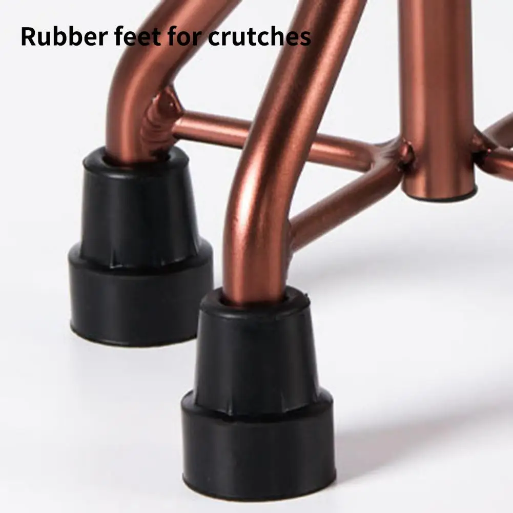 Mat Easy to Install Greater Stability Crutches Rubber Feet for Outdoor Wear-resistant Non-slip Secured Mat Four Base Support 5