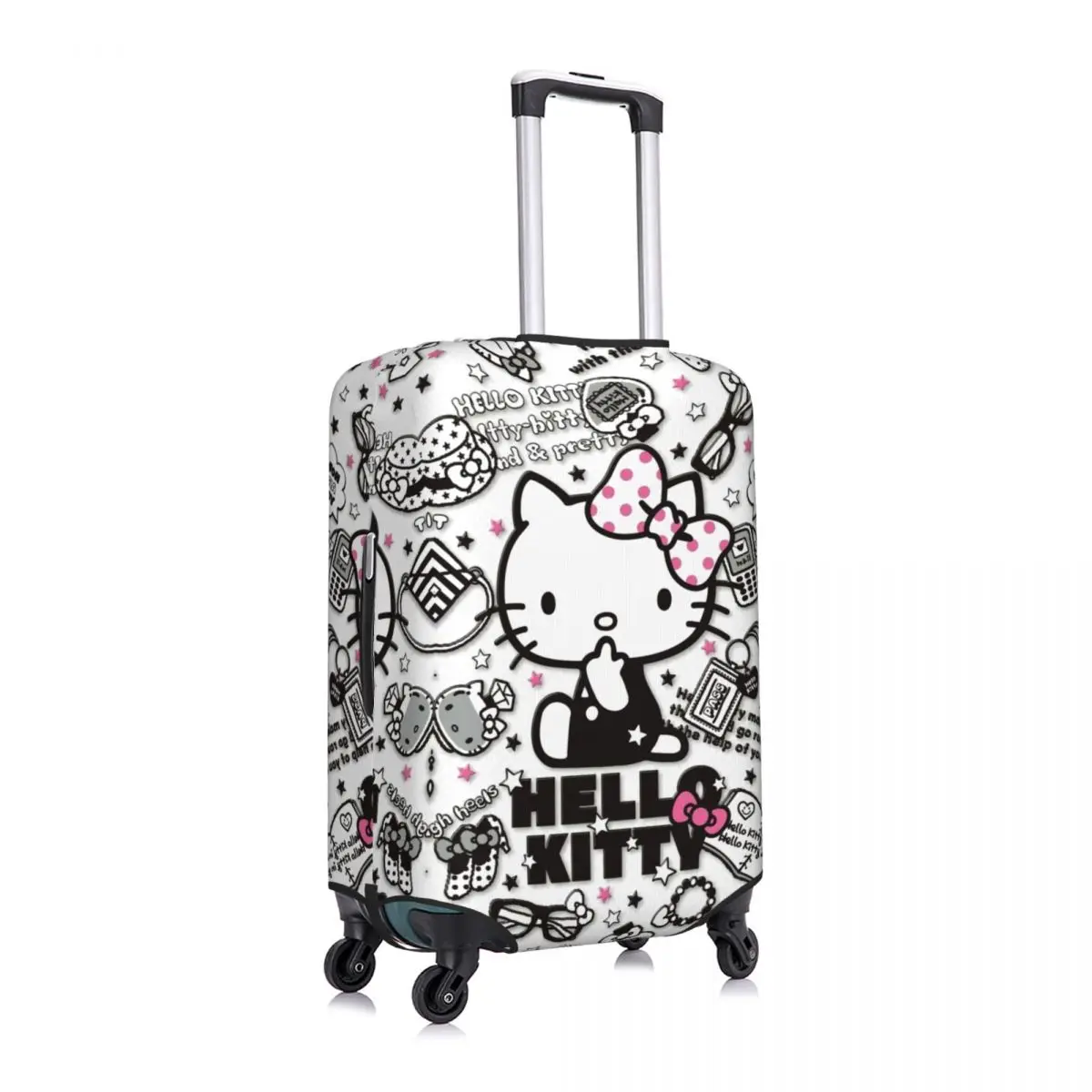 Fashion Hello Kitty Luggage Cover Protector Elastic Travel Suitcase Covers luggage cover