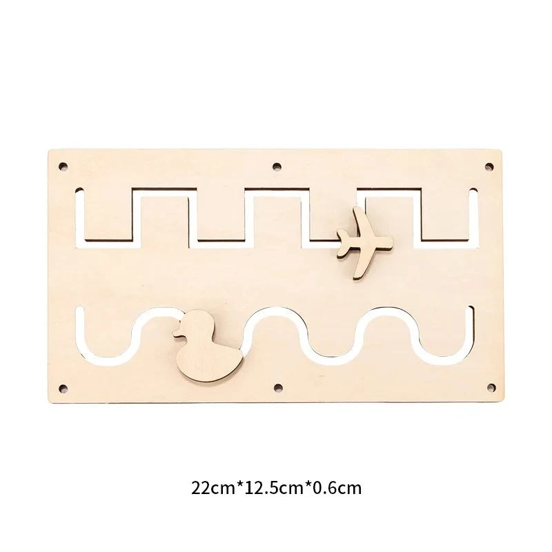 NEW Montessori Educational Toys Busy Board Activity Clocks Hourglass Cloud Frog Crocodile Aircraft Matching Board Baby Boy Gift