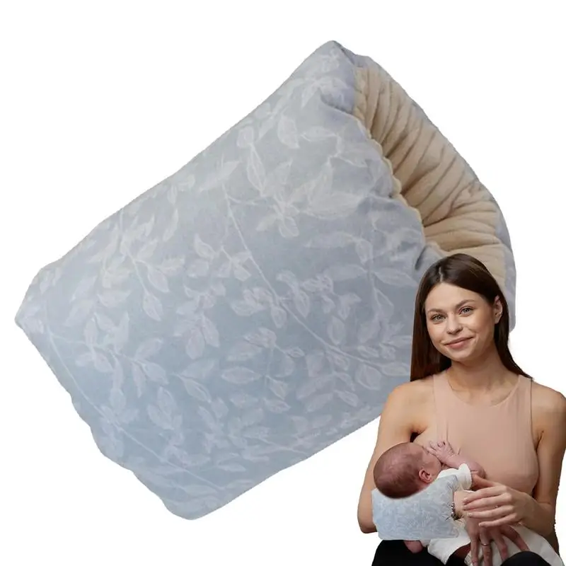Nursing Arm Pillow Anti-Spitting Support Head Cozy Cradle Arm Pillow Soft And Washable With Hole For Travel Kids