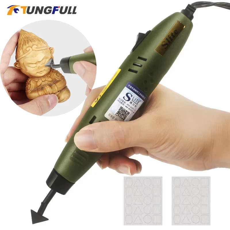Pen Type Mini Sander Stroke Grinder Machine Reciprocating Sander Model Groove Grinding Tools Round Corner Polisher