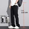 Spring Autumn Tall Men 190CM Guy Extra Long 115CM Lengthen Jeans Black Vintage Loose Straight Trousers Cowboy Male Denim Pants 1