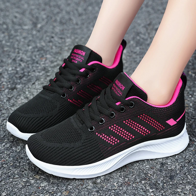 

Running Shoes Women's Sneakers Leisure Breathable Air Mesh Shoes 2023 Spring Autumn Sports Shoes Lightweight Soft Soled Shoes