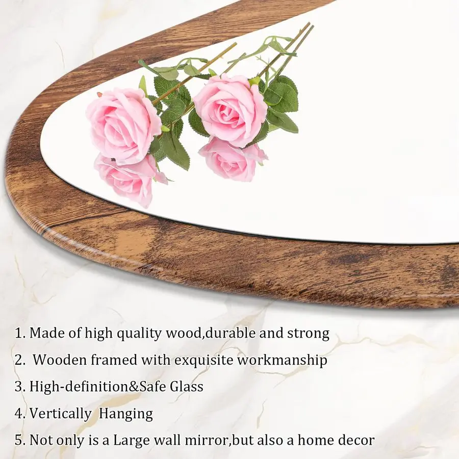 Vintage Asymmetrical Wall Mirror 3