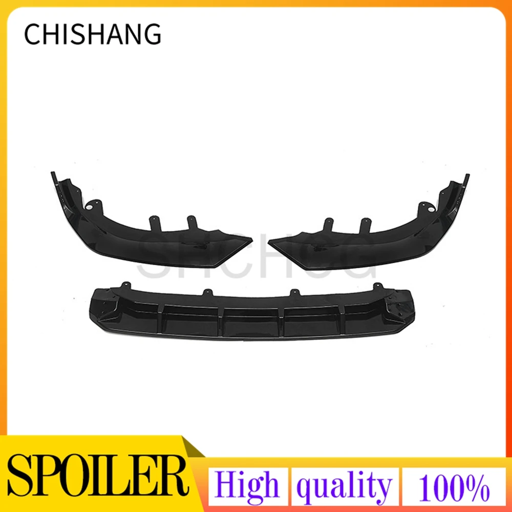 

Front Bumper Lip Front Canards For BMW i3 Series 2022 eDrive 35 3 PCS ABS Gloss Black