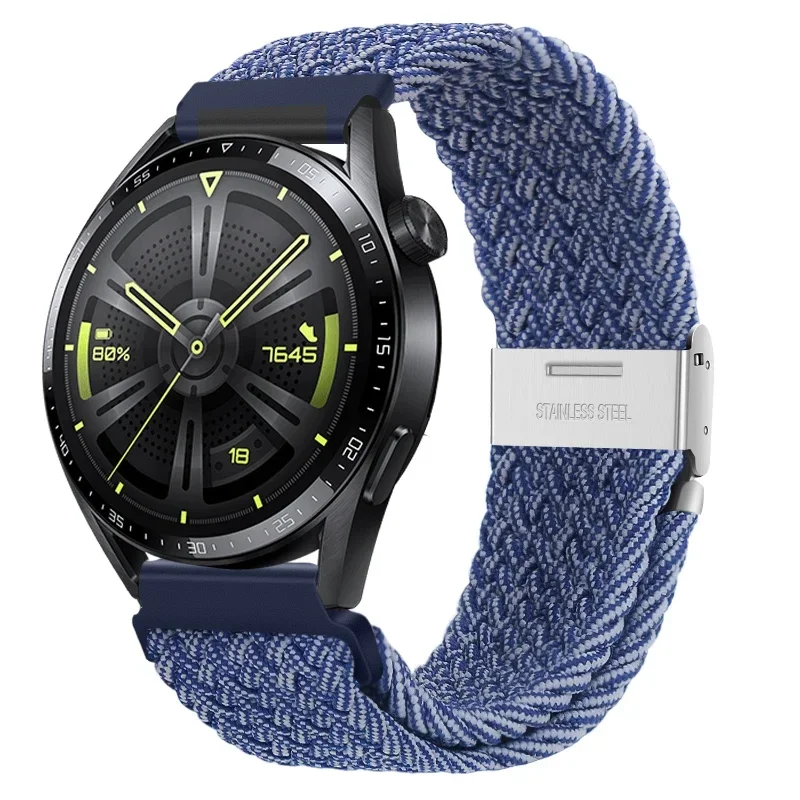 Braided Elastic Bracelet 20/22mm Smartwatch Strap