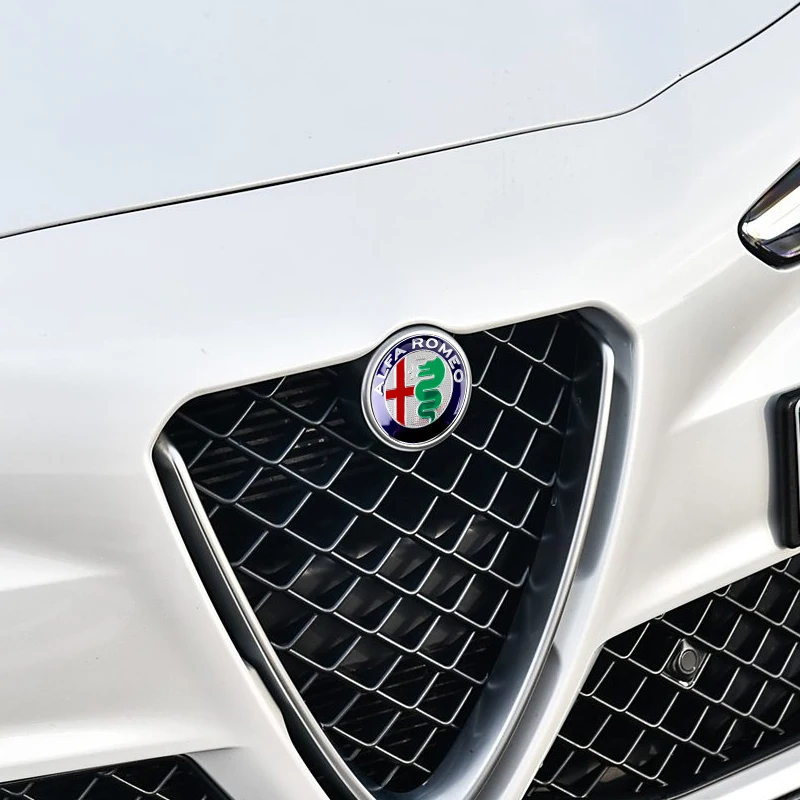Sleek Universal Car Emblem Set - Hood, Trunk, Steering Wheel & Wheel Center Caps (Various Sizes)