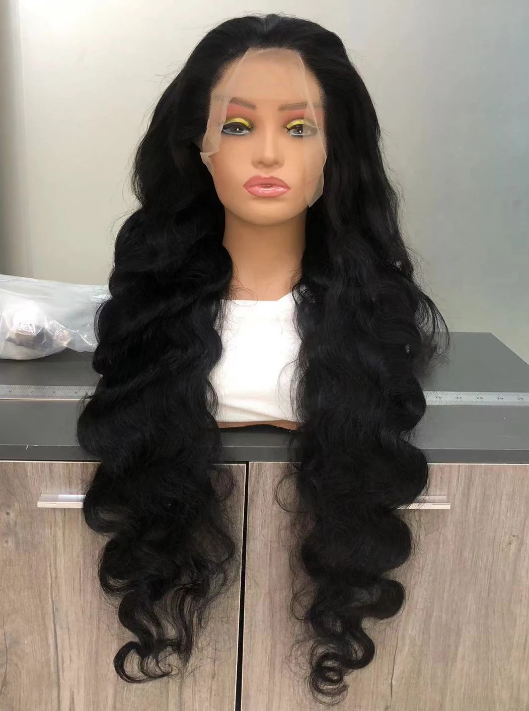 Nadine 13x6 Hd Transparent Body Wave Lace Front Wig BrazilianLace Frontal Wig 13x4 Pre Plucked Lace Human Hair Wigs Wet And Wavy - Image 2