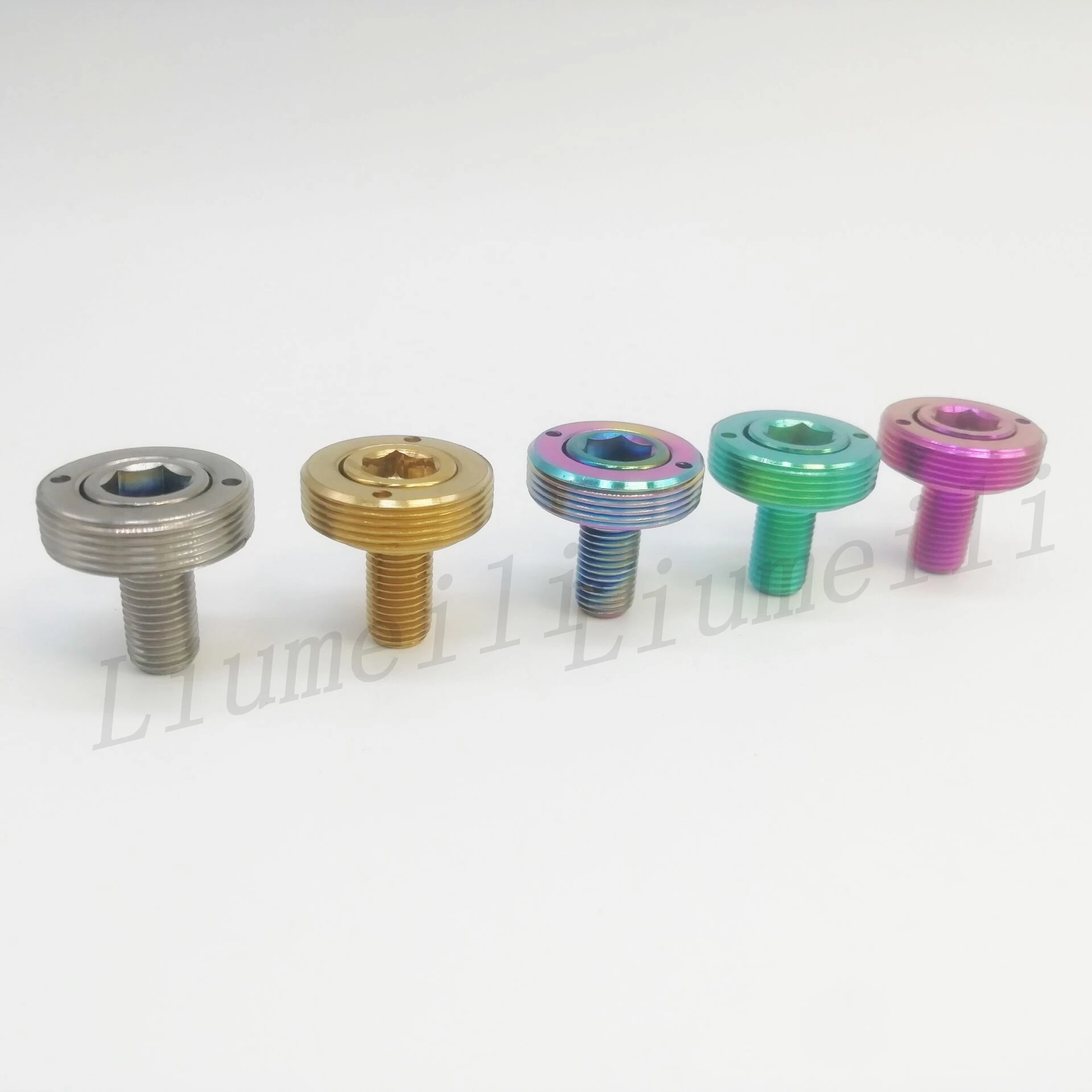 Liumeili Premium Titanium Crank Bolt with Extractor Sleeve