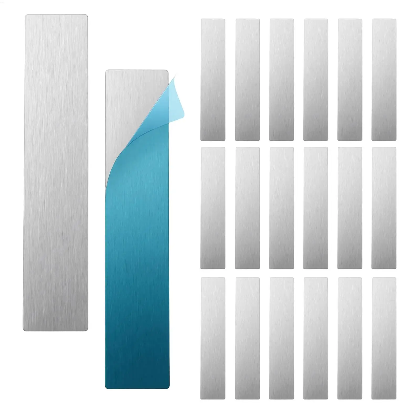 20-Pack Self-Adhesive Metal Mounting Plates