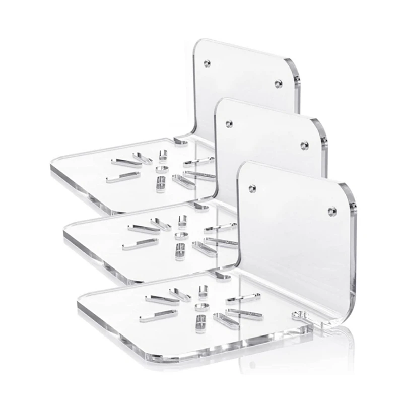 

3 PCS Universal Adhesive Shelf For Security Cameras, Speakers, Baby Monitors & More, Easy To Install