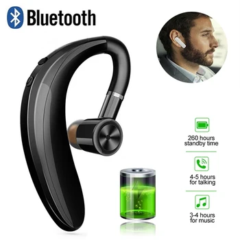 Auricolare wireless Auricolari Bluetooth 5.0 HiFi Stereo Cuffie da lavoro impermeabili Auricolare vivavoce con microfono per smartphone 1