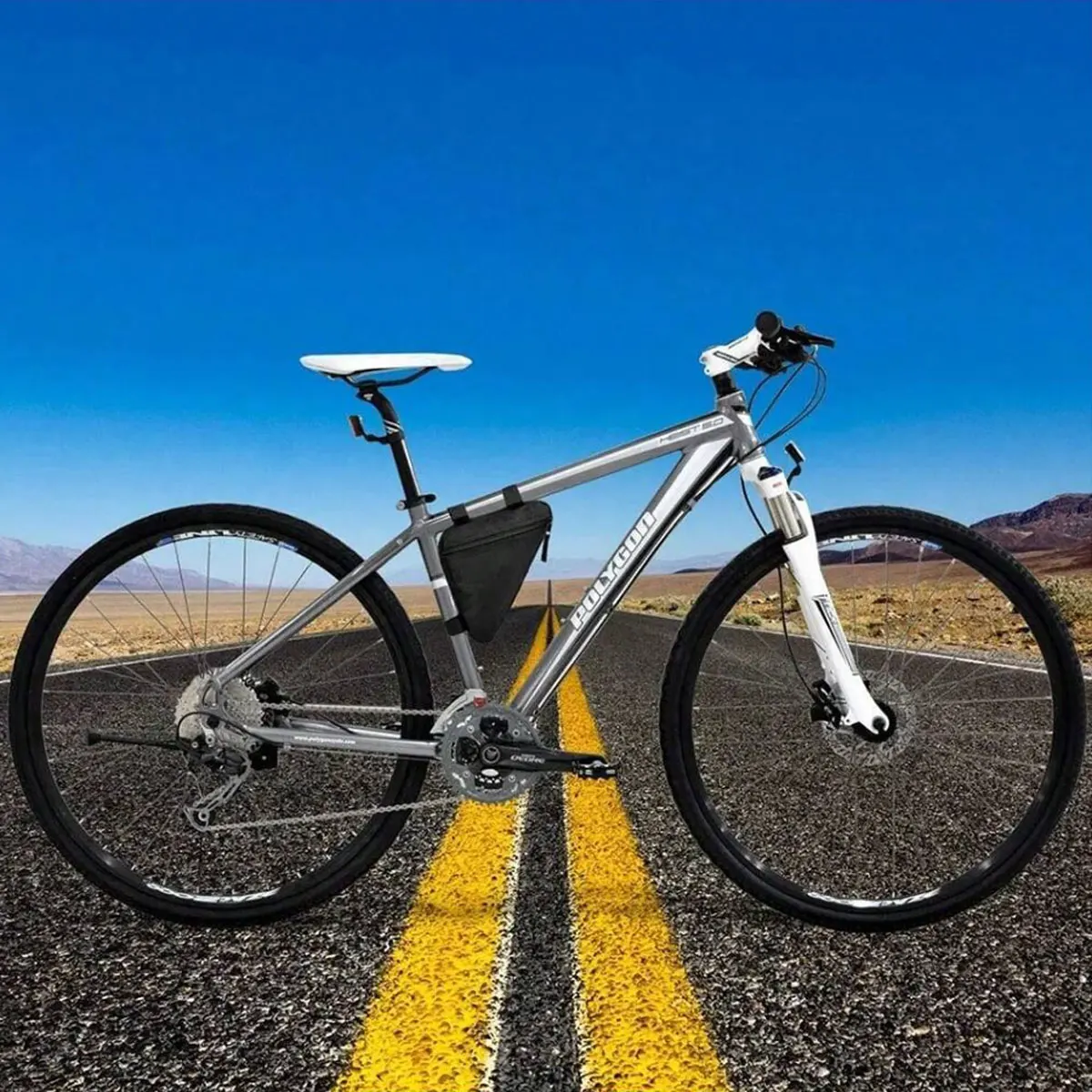 Bike Bag 1PC Triangle Bicycle Front Beam Tool Pack Mountain Bike Saddle Bag Top Tube Horizontal Bar Bag Bicycle Accessories