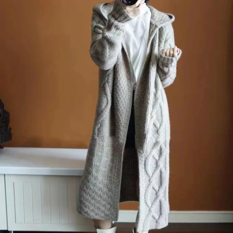 Women Long Sleeve Winter Cardigan Sweater