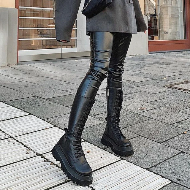 todayful Platform Long Boots ロングブーツ todayful Platform Long Boots ロングブーツ 黒 - メルカリ