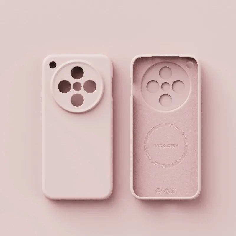 Magsafe Liquid Silicone Case with Matte Finish and Camera Protection - Soft Bumper, Wireless Charging Compatibility