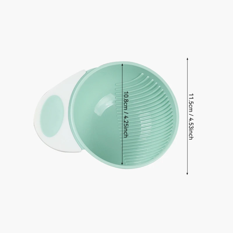 Baby Food Grinder Manual Fruit Puree Food Two-Piece Tool Cooking Bowl Conditioner Grinding Bowl Holiday Gifts