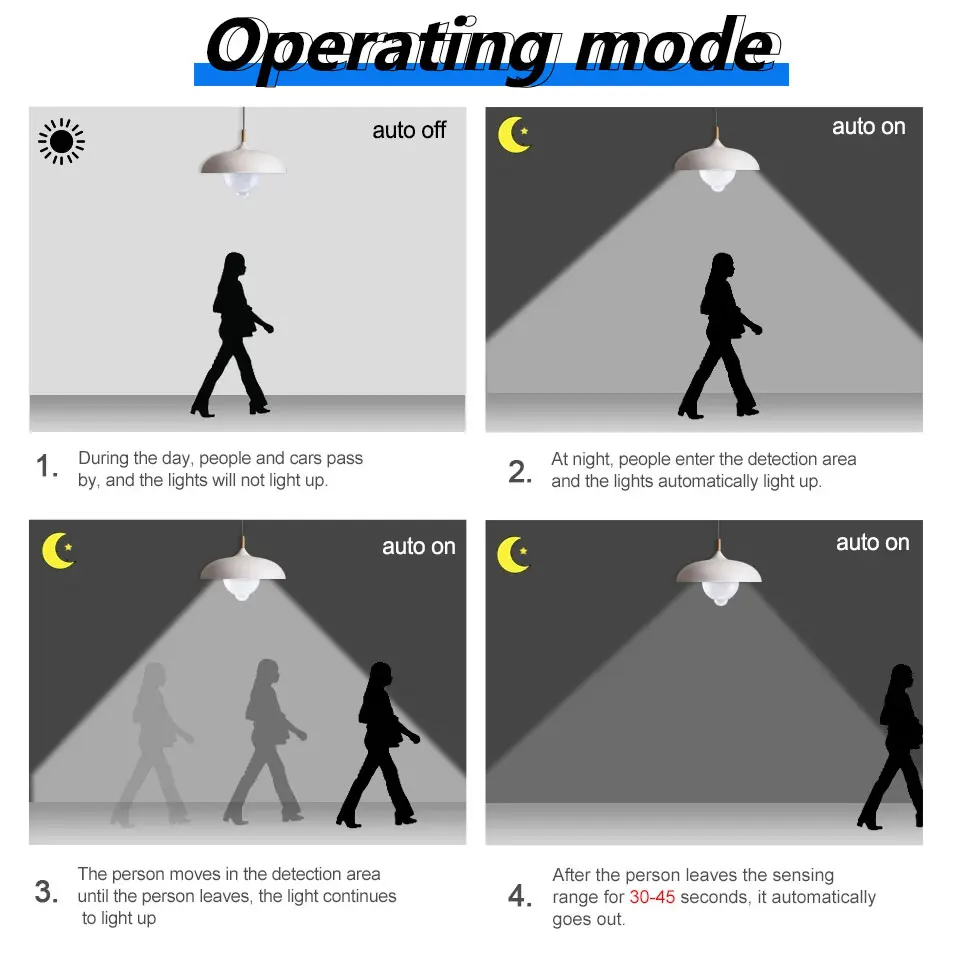 LED PIR Motion Sensor LED Bulb 6W 9 12 15 18 20W E27 110V 220V Radar Sensor Light Lamp Lamparas For Home Stair Pathway 1pcs